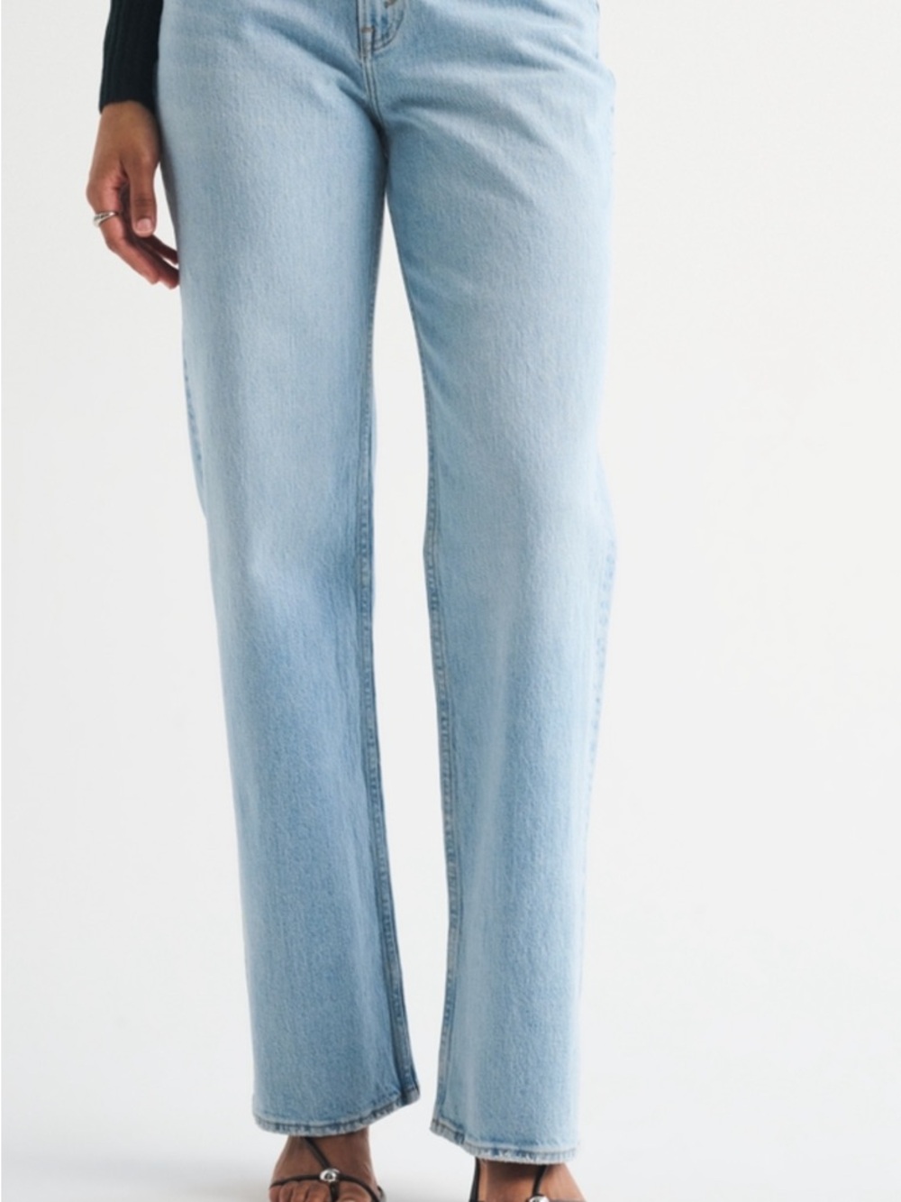 Abercrombie & Fitch Light Blue Straight Leg Jeans